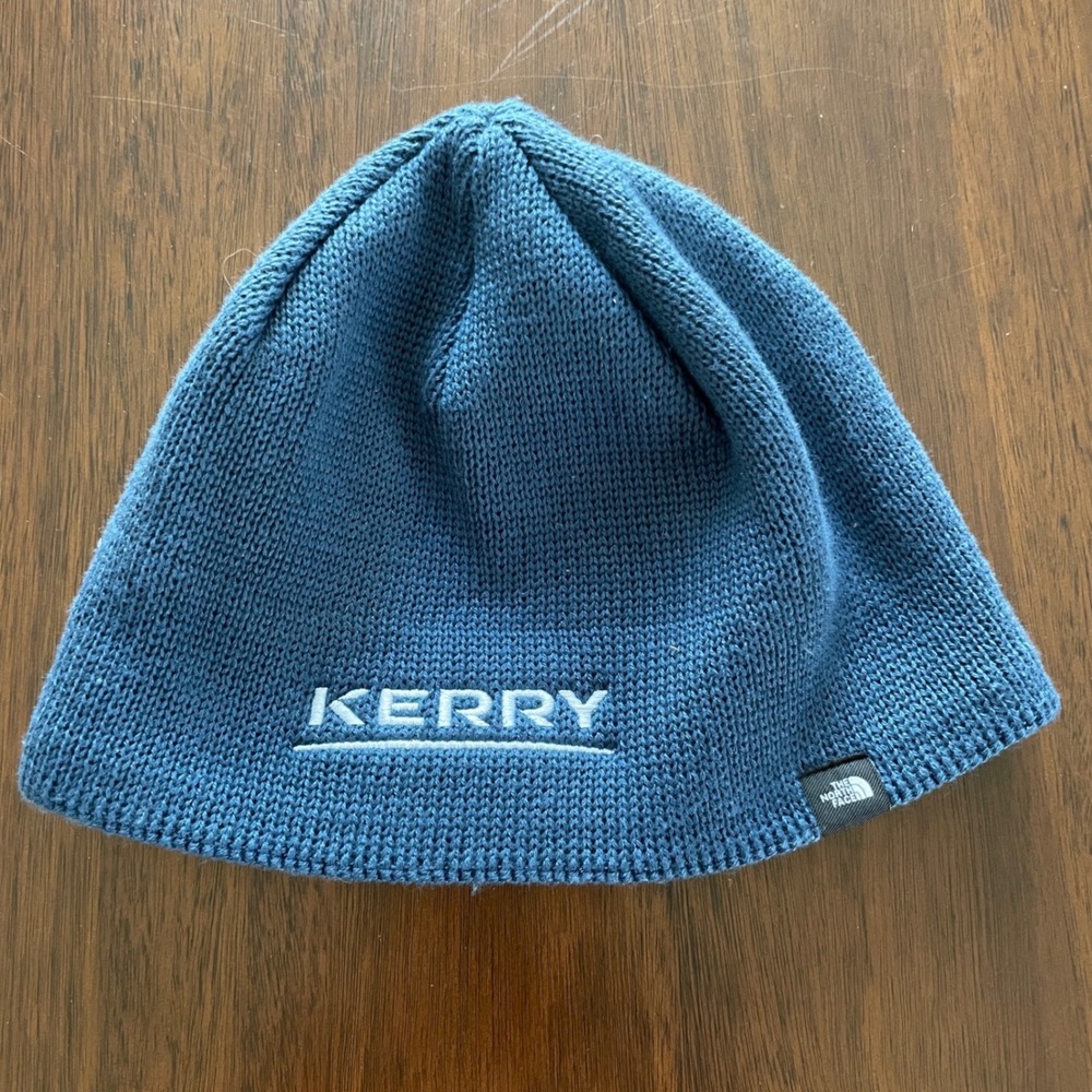 The North Face Beanie Unisex OS Blue Kerry Embroidered Knit Hat Gorpcore